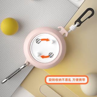 米良品 便携式旅行旋转晾衣绳收纳器 10米长 2套装