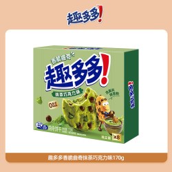趣多多 香脆曲奇饼干抹茶巧克力味170g