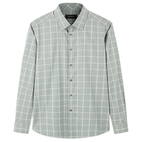 雅戈尔 格纹DP免烫长袖衬衫