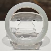 七彩云南 翡翠玉手镯 糯冰种圆镯 内径59mm