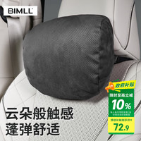 BIMLL 云朵触感冲孔系列 车用颈枕 黑色