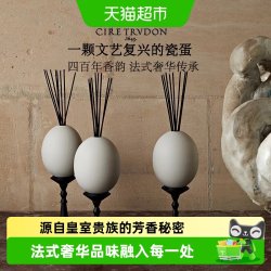 trudon 楚敦法国蛋形无火香薰ct扩香器香氛摆件cire