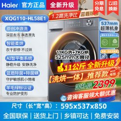 海尔 XQG100-H608H 洗烘一体机