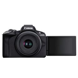佳能 EOS R50 APS-C画幅 微单相机 黑色 RF-S18-45mm F4.5-6.3 IS STM 单头套机
