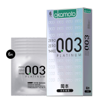 冈本 003白金系列 超薄安全套 6只装