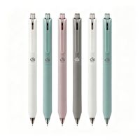 宝克 PC1922臻软握按动中性笔黑色0.5mm*12支+赠20支笔芯 笔杆颜色随机 速干顺滑