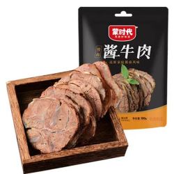 蒙时代 开袋即食 内蒙酱牛肉500g 健身快餐高蛋白卤牛肉凉拌冷吃非牛腱子 100g*5袋酱牛肉