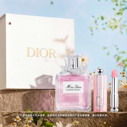 Dior 花漾润唇礼盒香水润唇膏 花香 女生礼物