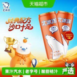 北冰洋 桔汁汽水 330ml*6听