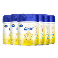 飞鹤 星飞帆经典版 婴幼儿配方奶粉 2段(6-12月龄)900g*6