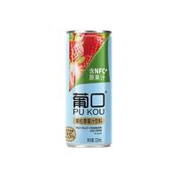 葡口 大果肉果汁饮料 草莓味 320ml*15罐