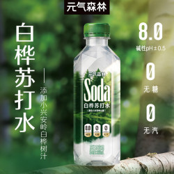元气森林 碱性白桦苏打水360ml*15瓶