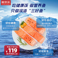 鲜京采 鲜 精选智利进口三文鱼 500g