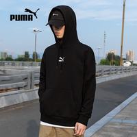 PUMA 533114 抽绳连帽 黑色 L 男子卫衣
