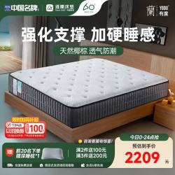 雅兰 独立弹簧 床垫  护脊版22cm 20-25cm（含） 150*200cm 偏硬