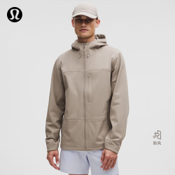 lululemon 丨Cross Chill 男士城市越野夹克 防风拒水 LM4ATWS 暖褐灰 XS