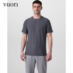 vuori Strato 男士运动休闲圆领短袖T恤 训练健身跑步 V126 月蓝色/Moonlight L 180