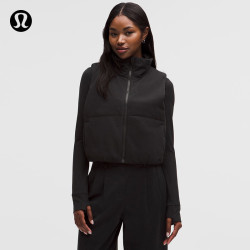 lululemon 丨Insulated 女士带夹层短款马甲 LW3KC3S 黑色 S