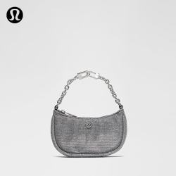 lululemon 丨City Essentials Nano 女士单肩包 *闪光 LW9FW1S 深银/石墨灰/银 O/S