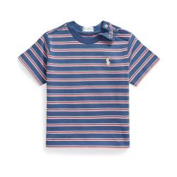 RALPH LAUREN Boy's Polo Ralph Lauren Kids Striped Cotton Jersey Tee (Infant)