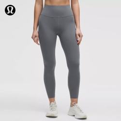 lululemon 丨Wunder Train™ 女士运动紧身裤 24"*亚洲版型 LW5FOJA 太阳灰 S