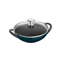 珐宝 Staub 法国铸铁珐琅锅 松露白 16cm 炒锅