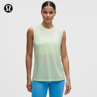 lululemon 丨Jersey 女士训练平纹针织长款运动背心 *文字徽标 LW1GD6S 抹茶魔法绿 S /6