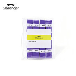 Slazenger 羽毛球拍网球拍手胶 防滑粘性吸汗带12个紫色STA2500115PP