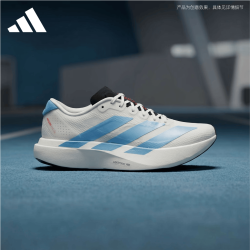 adidas 女 跑步系列 Adizero EVO SL WOVEN W 跑步鞋 KI3909 白色 38