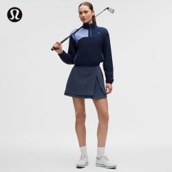 lululemon 丨女士拒水高尔夫褶饰高腰短裙 LW8AT0S