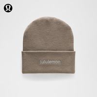lululemon 丨Warm Revelation 针织帽 LU9CRHS 暖褐灰/鹈鹕浅绿 O/S