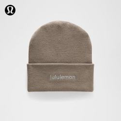 lululemon 丨Warm Revelation 针织帽 LU9CRHS 暖褐灰/鹈鹕浅绿 O/S