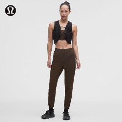 lululemon 丨Adapted State 女士高腰运动裤 LW5HYQA 胡桃棕 L