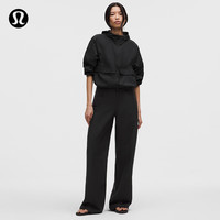 lululemon 丨EasyFive女士五袋款经典剪裁阔腿裤常规版型 LW5HJOS 黑色 26