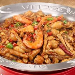 香辣牛蛙煲双人餐