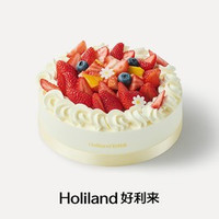 移动端:好利来 莓果花园 8英寸(Φ20*h6cm)100%动物奶油