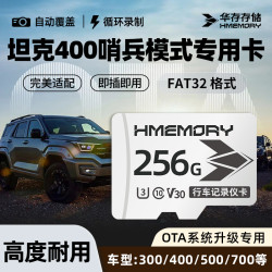华存 存储适用坦克400哨兵模式专用内存卡行车记录仪高速TF存储卡