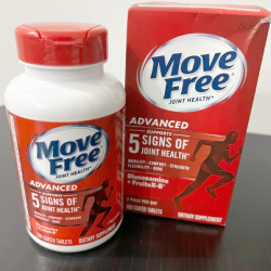 益节 movefree 益节 氨糖软骨素维骨力红瓶 大瓶200粒×2瓶
