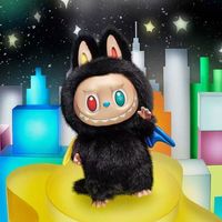 百亿补贴：泡泡玛特 POPMART泡泡玛特THE MONSTERS10周年ZIMOMO黑天使搪胶毛绒公仔