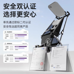kk口袋折叠可躺可坐推车一键收车宝宝婴儿轻便遛娃神器KP2亲子车