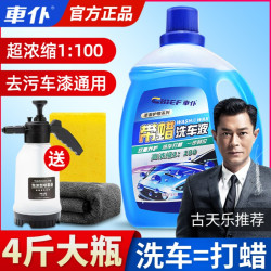 车仆 水蜡去污打蜡上光养护溶解虫胶清洗剂喷壶套装