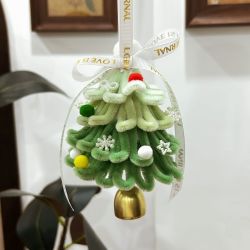 扭扭棒圣诞树挂件手工diy雪花圣诞树材料包其他汽车挂件