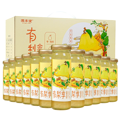 固本堂 金银花炖梨果汁饮料 1080ml 12瓶