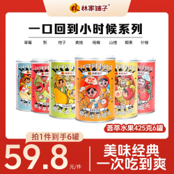 Linjiapuzi 林家鋪子 混合水果罐头 425g*6罐