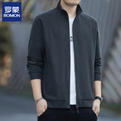 罗蒙 男士开衫卫衣 休闲运动上衣