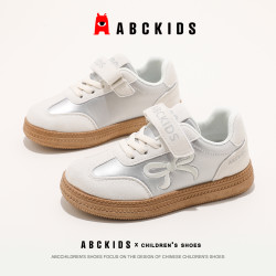ABCKIDS 儿童德训鞋2026秋季新款女童百搭板鞋男童软底运动休闲鞋