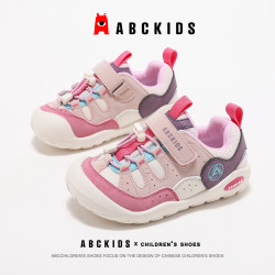 ABCKIDS 童鞋女童运动鞋秋季新款中小童软底跑步鞋男童轻便休闲鞋
