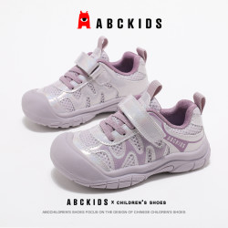 ABCKIDS 童鞋女童软底休闲鞋2026秋季新款儿童网面透气白色运动鞋