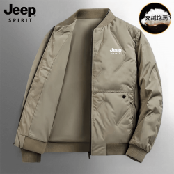 JEEP SPIRIT 男士防寒保暖短款外套加厚大码棉服