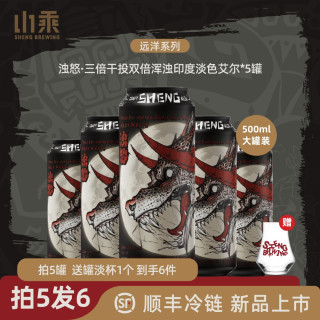 山乘酿造 远洋系列 浊怒三倍干投双倍浑浊IPA啤酒